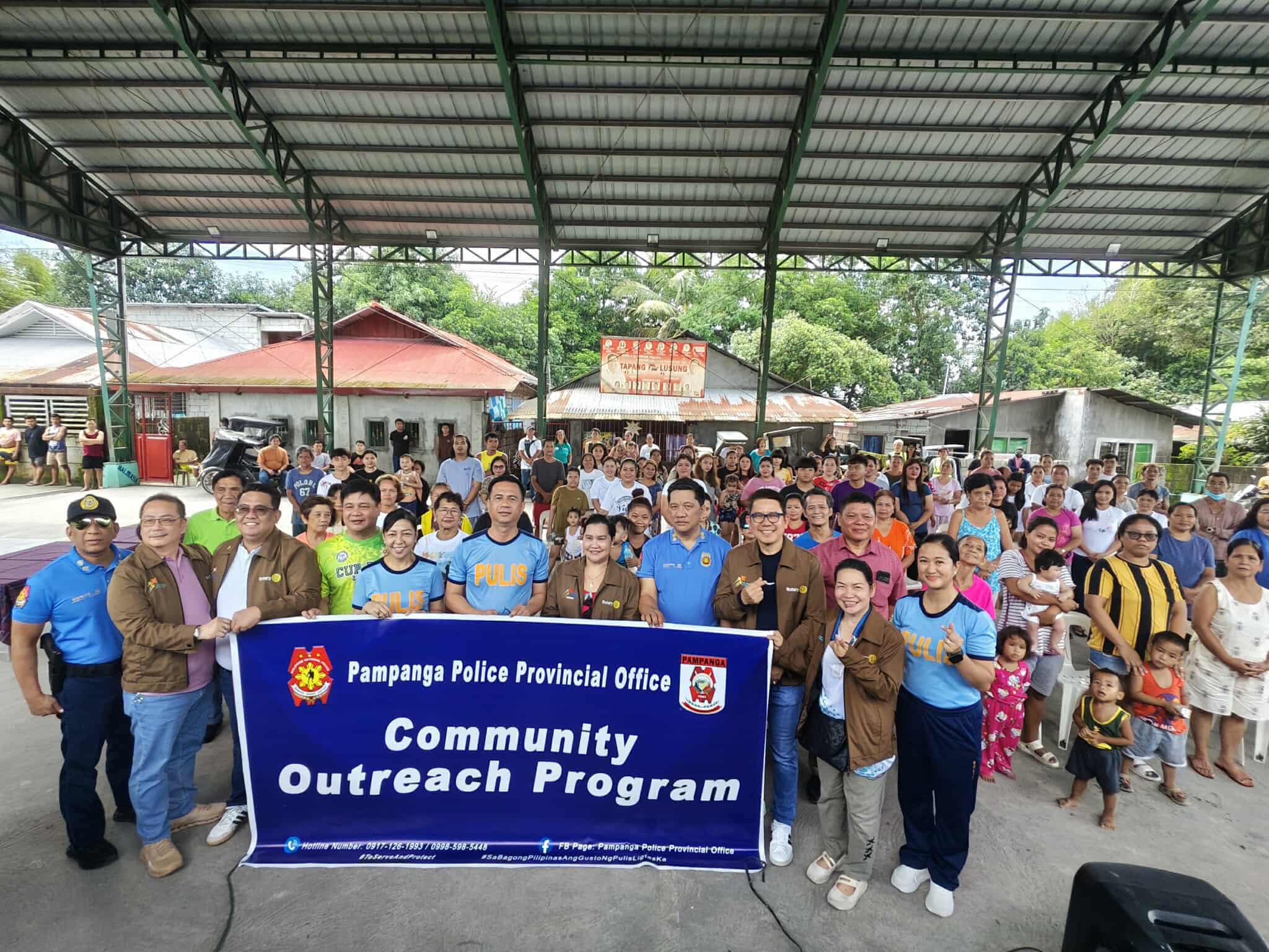Pampanga PNP, Rotary Club of Malate at Nanay Partylist, nagsagawa ng ...